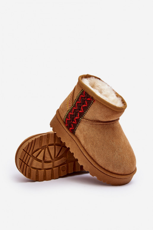 nööpidega lumesaapad Naiste poolsaapad voodriga Laste jalanõud pruunid värvi Leonora nööpidega lumesaapad Naiste poolsaapad voodriga Laste jalanõud pruunid värvi Leonora