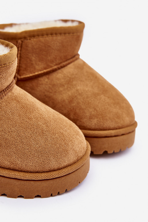 nööpidega lumesaapad Naiste poolsaapad voodriga Laste jalanõud pruunid värvi Leonora nööpidega lumesaapad Naiste poolsaapad voodriga Laste jalanõud pruunid värvi Leonora