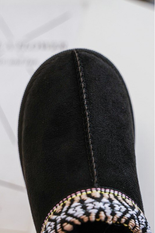 Plätud Laste jalanõud  voodriga mustad Olivane Plätud Laste jalanõud  voodriga mustad Olivane