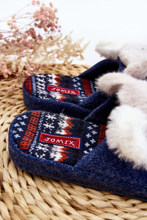 Laste sussid tumesinine värv Dasca