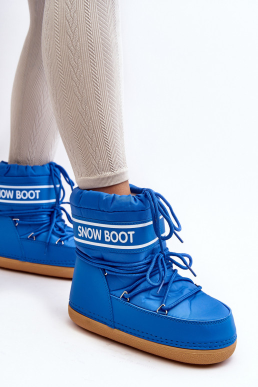 Nööritavad talvesaapad Sinist värvi Soia