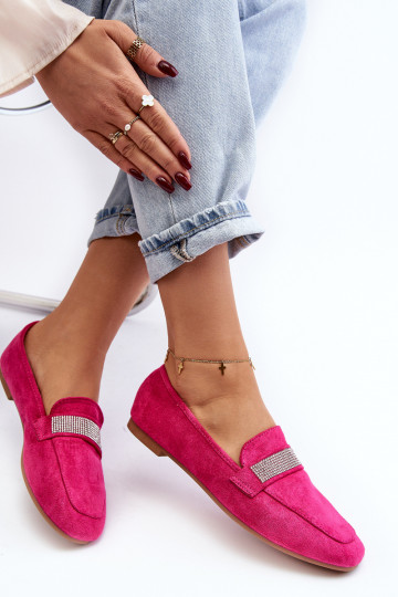 Sädelevate aasadega mokassiinid roosas Ralrikas 2