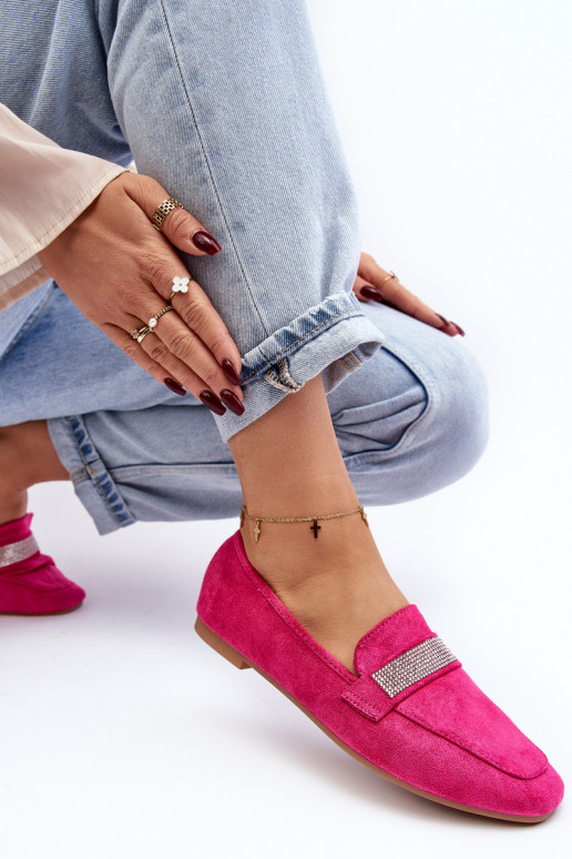 Sädelevate aasadega mokassiinid roosas Ralrikas