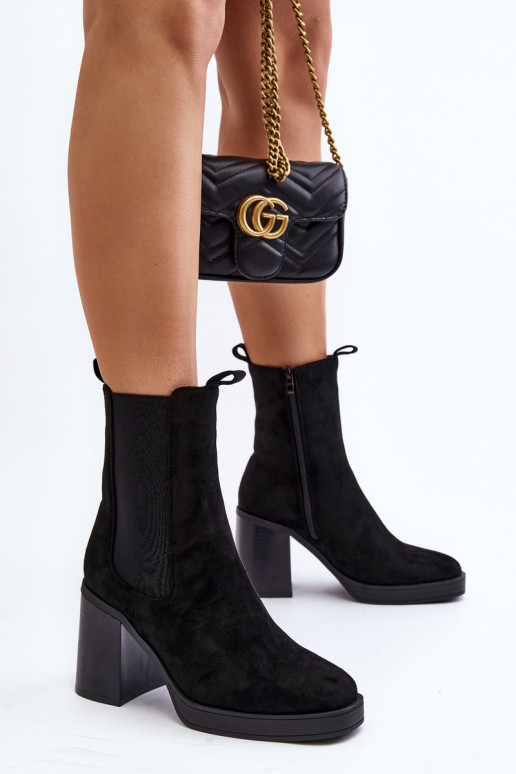 Naiste poolsaapad  mustad Piovere Naiste poolsaapad  mustad Piovere