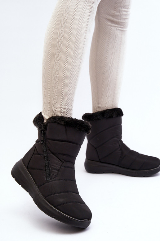 nööpidega lumesaapad   tõmblukuga karusnahaga mustad Zeuna nööpidega lumesaapad   tõmblukuga karusnahaga mustad Zeuna