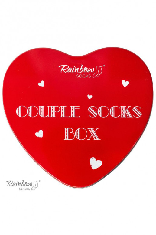 Sokid COUPLE BOX 2 paari Südametega karp