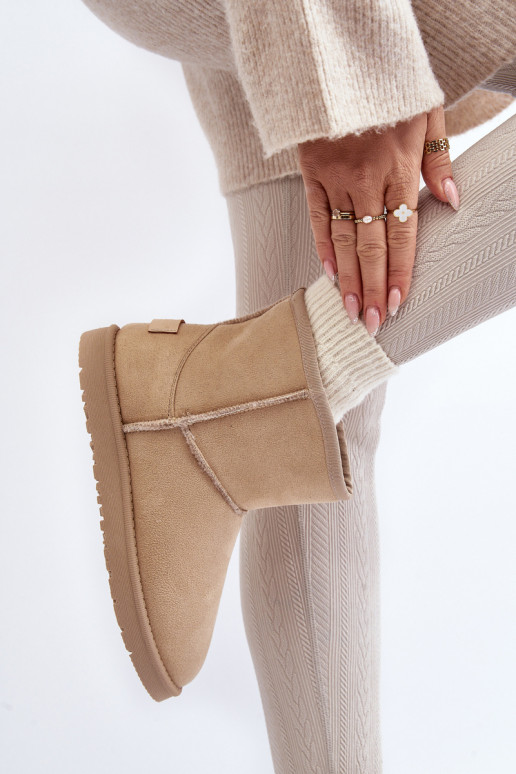 nööpidega lumesaapad   Cross Jeans MM2R4023C beeži värvi nööpidega lumesaapad   Cross Jeans MM2R4023C beeži värvi