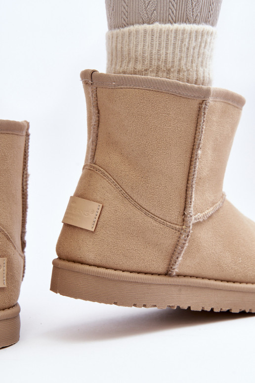 nööpidega lumesaapad   Cross Jeans MM2R4023C beeži värvi nööpidega lumesaapad   Cross Jeans MM2R4023C beeži värvi