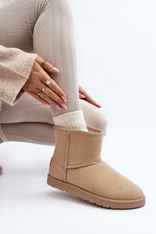 nööpidega lumesaapad   Cross Jeans MM2R4023C beeži värvi nööpidega lumesaapad   Cross Jeans MM2R4023C beeži värvi