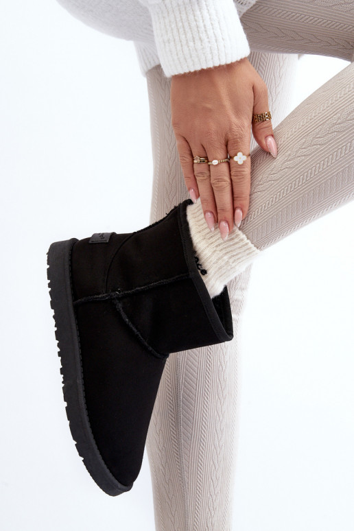 nööpidega lumesaapad   Cross Jeans MM2R4024 mustad nööpidega lumesaapad   Cross Jeans MM2R4024 mustad