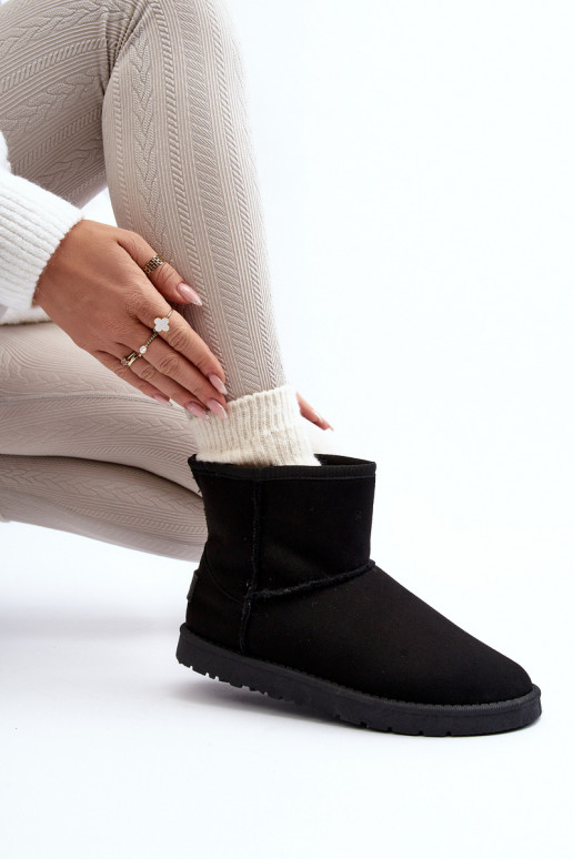 nööpidega lumesaapad   Cross Jeans MM2R4024 mustad nööpidega lumesaapad   Cross Jeans MM2R4024 mustad