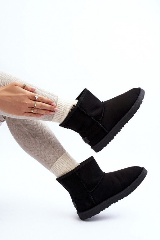 nööpidega lumesaapad   Cross Jeans MM2R4024 mustad nööpidega lumesaapad   Cross Jeans MM2R4024 mustad