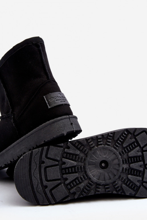 nööpidega lumesaapad   Cross Jeans MM2R4024 mustad nööpidega lumesaapad   Cross Jeans MM2R4024 mustad