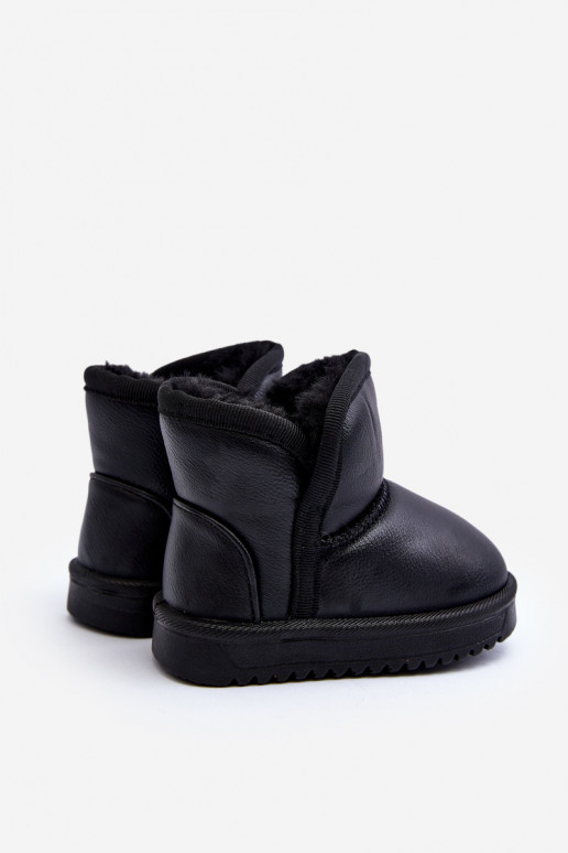 Eko   nööpidega lumesaapad Laste jalanõud mustad Husalta Eko   nööpidega lumesaapad Laste jalanõud mustad Husalta