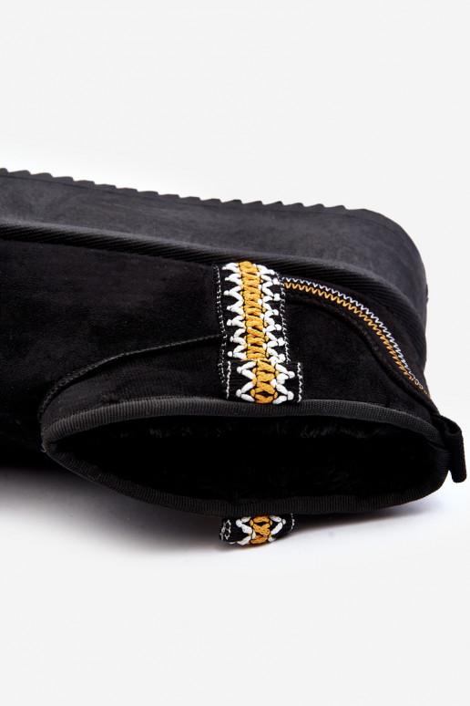 nööpidega lumesaapad platvormiga mustriga mustad Udra nööpidega lumesaapad platvormiga mustriga mustad Udra