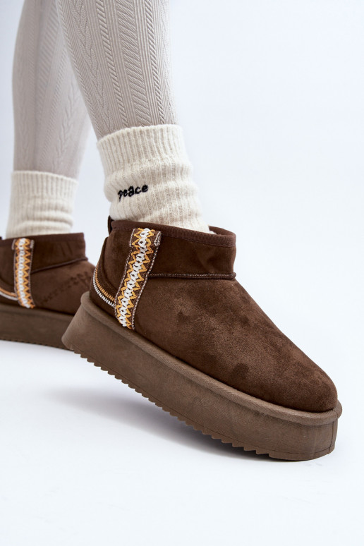 nööpidega lumesaapad platvormiga mustriga khakivärvi Udra nööpidega lumesaapad platvormiga mustriga khakivärvi Udra