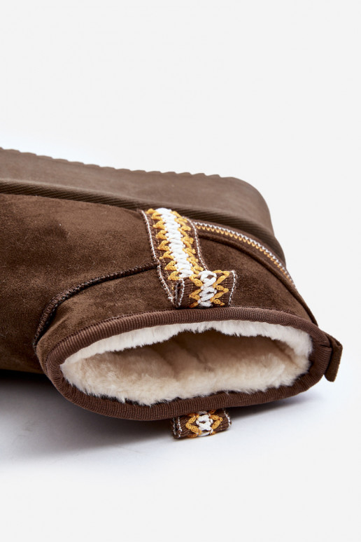 nööpidega lumesaapad platvormiga mustriga khakivärvi Udra nööpidega lumesaapad platvormiga mustriga khakivärvi Udra