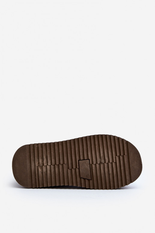 nööpidega lumesaapad  khakivärvi Caliksa nööpidega lumesaapad  khakivärvi Caliksa