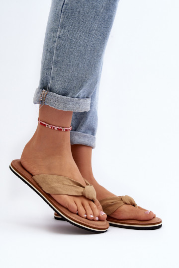 moodsad varbavahe-sandaalid Big Star LL274623 beeži värvi 2