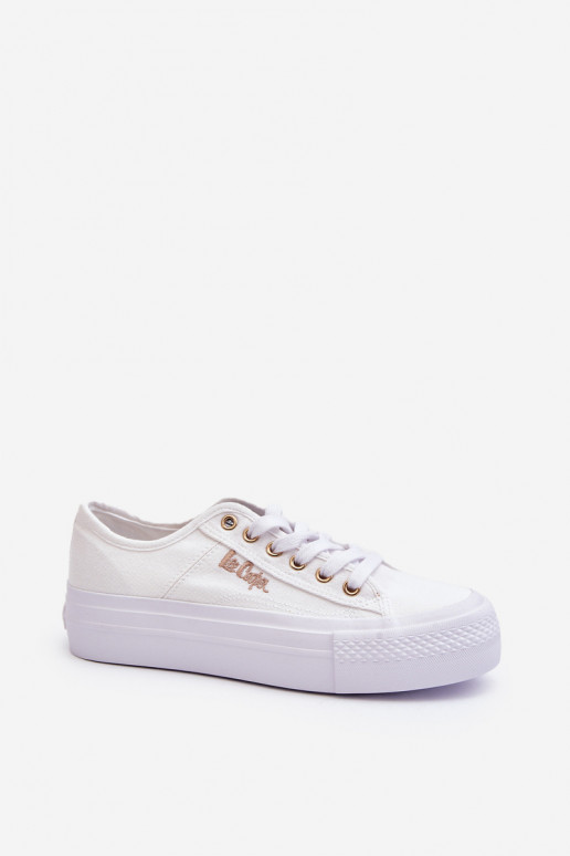Naistesaapad platvormiga Lee Cooper LCW-24-31-2725 valget värvi