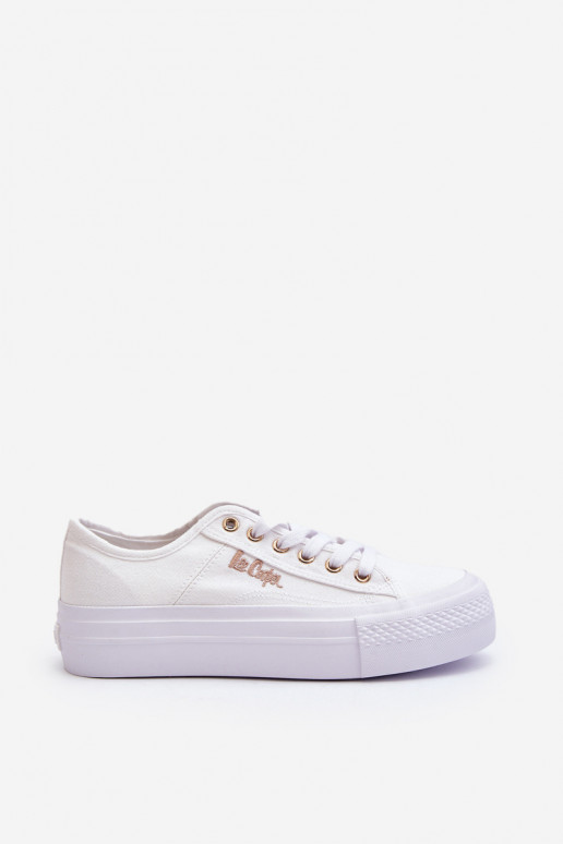 Naistesaapad platvormiga Lee Cooper LCW-24-31-2725 valget värvi