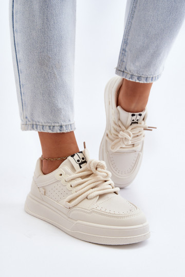 Sneakers tüüpi jalanõud Eko   beeži värvi Avanalis
