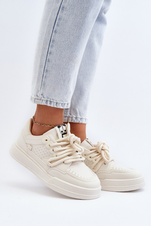 Sneakers tüüpi jalanõud Eko   beeži värvi Avanalis