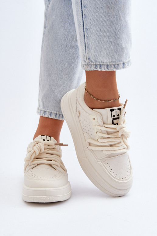 Sneakers tüüpi jalanõud Eko   beeži värvi Avanalis