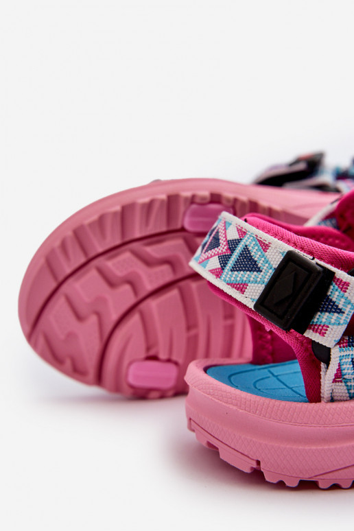 Laste sandaalid Lee Cooper LCW-24-34-2600 Tumeroosad värvi