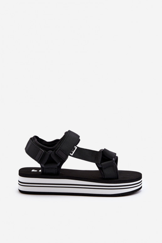 Naistesandaalid platvormiga Lee Cooper LCW-24-05-2753 mustad