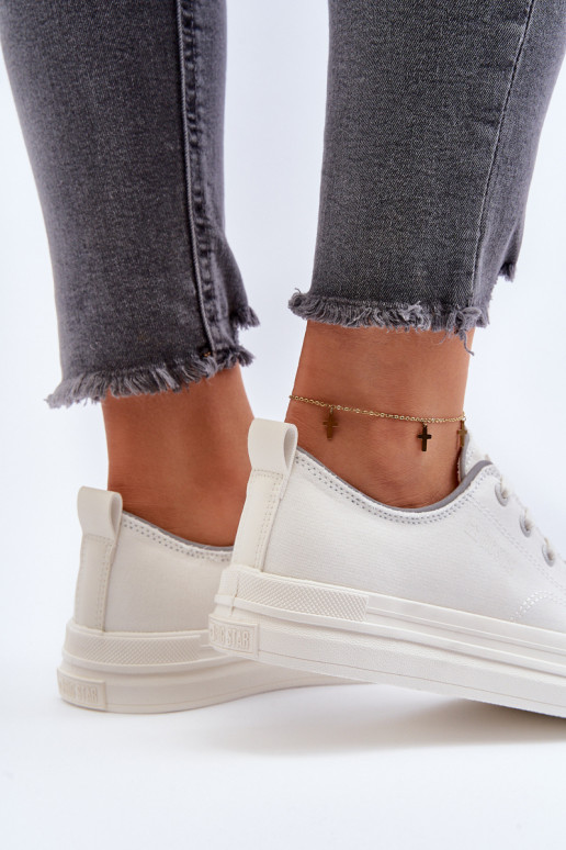 Naistesaapad Big Star NN274850 valget värvi