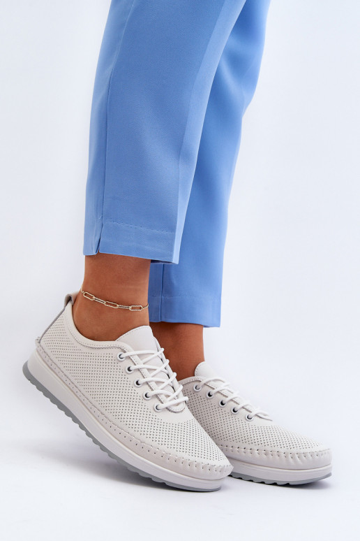 Sportliku stiiliga jalanõud naiste saapad valget värvi Lalnai Sportliku stiiliga jalanõud naiste saapad valget värvi Lalnai