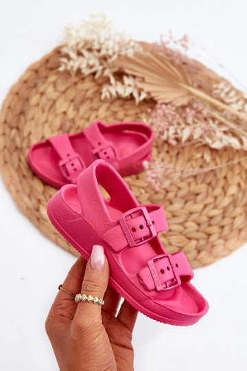 Sussid Laste jalanõud  neetide ja pandlaga BIG STAR NN374545 tumeroosad värvi 2