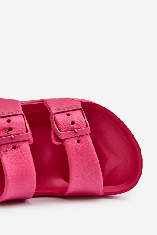 Sussid Laste jalanõud  neetide ja pandlaga BIG STAR NN374545 tumeroosad värvi