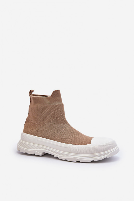 Naiste poolsaapad pruunid värvi Ilanae