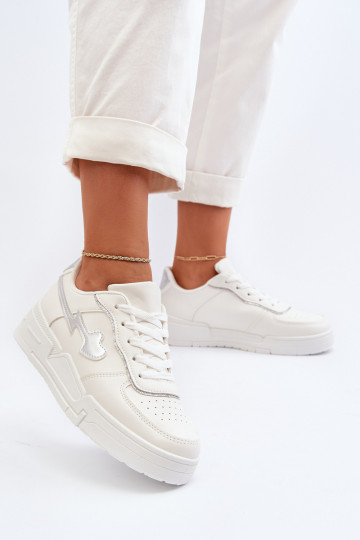Sneakers tüüpi jalanõud   platvormiga valget värvi Zeparine 2