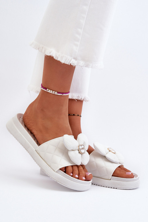 naiste plätud kaunistustegaj Platformie valget värvi Cedrella