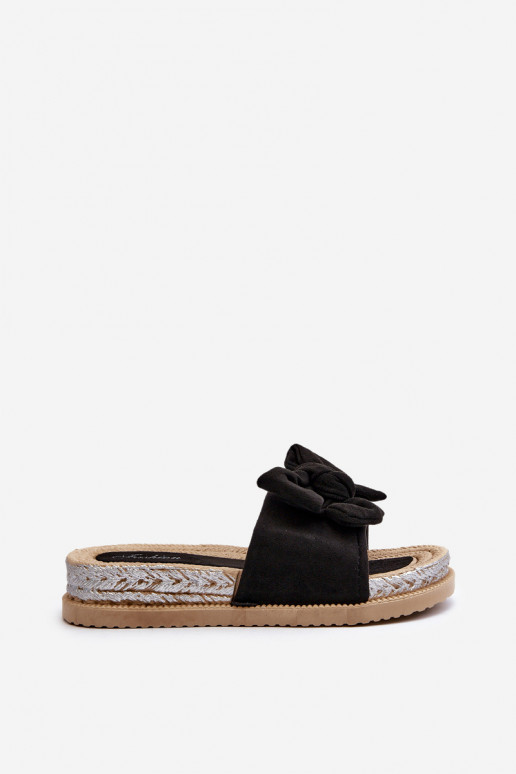 Sussid platvormiga lipsukesega mustad Aflia Sussid platvormiga lipsukesega mustad Aflia