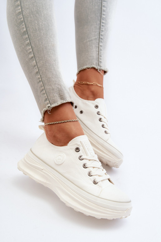 Naistesaapad  Big Star NN274126 valget värvi Naistesaapad  Big Star NN274126 valget värvi