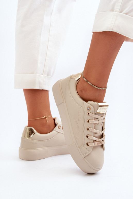 Sneakers tüüpi jalanõud Big Star NN274210 beeži värvi Sneakers tüüpi jalanõud Big Star NN274210 beeži värvi