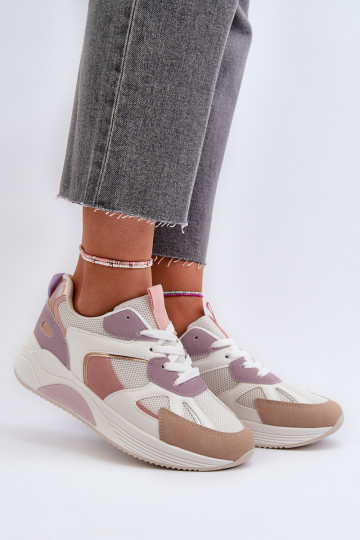 Sneakers tüüpi jalanõud   platvormiga Violetne värv Lenivia 2