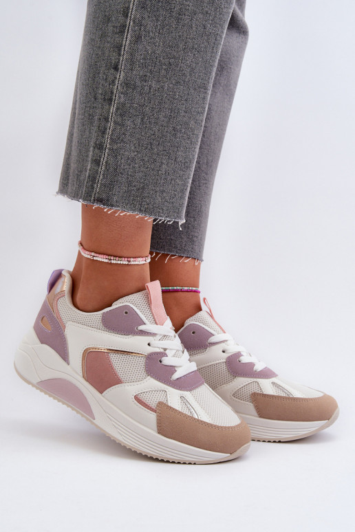 Sneakers tüüpi jalanõud   platvormiga Violetne värv Lenivia Sneakers tüüpi jalanõud   platvormiga Violetne värv Lenivia