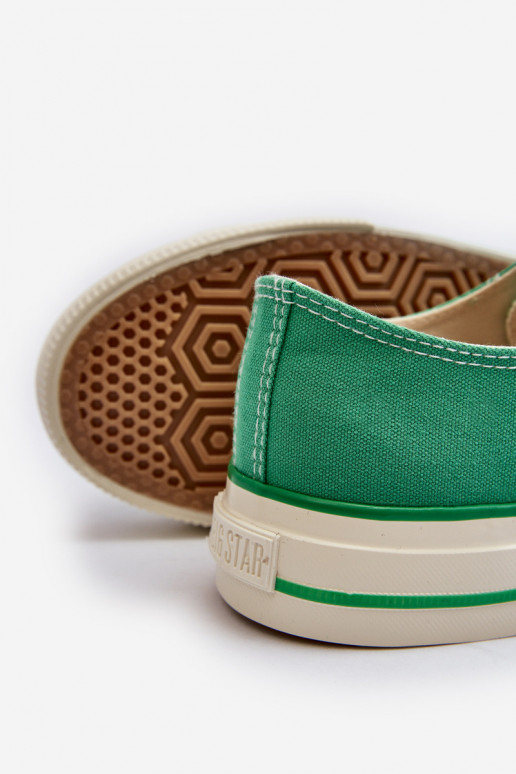 naiste saapad Big Star NN274268 Rohelist värvi