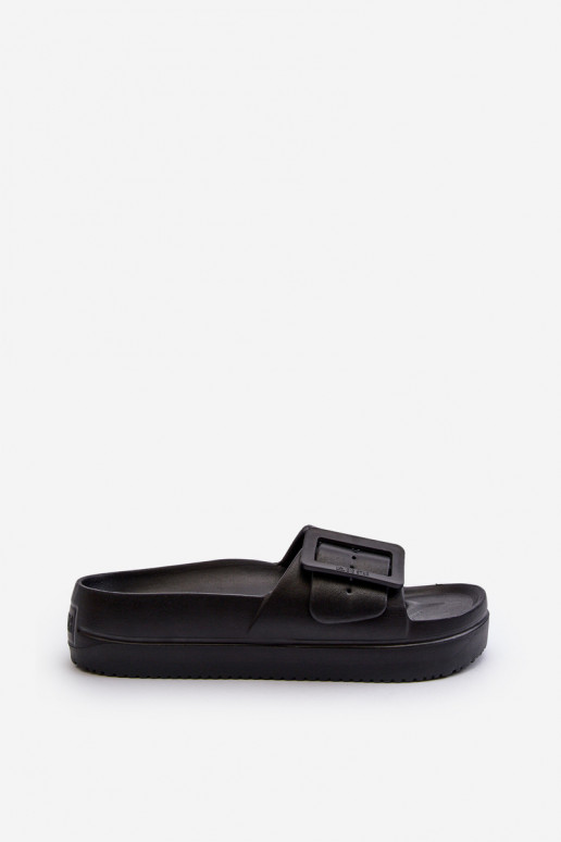 Kerged sussid platvormiga neetide ja pandlaga Big Star NN274A662 mustad Kerged sussid platvormiga neetide ja pandlaga Big Star NN274A662 mustad