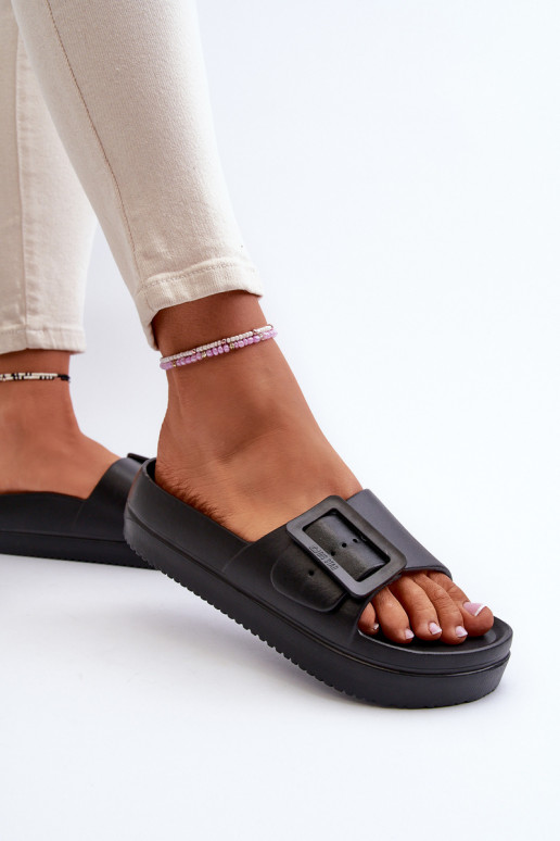 Kerged sussid platvormiga neetide ja pandlaga Big Star NN274A662 mustad Kerged sussid platvormiga neetide ja pandlaga Big Star NN274A662 mustad