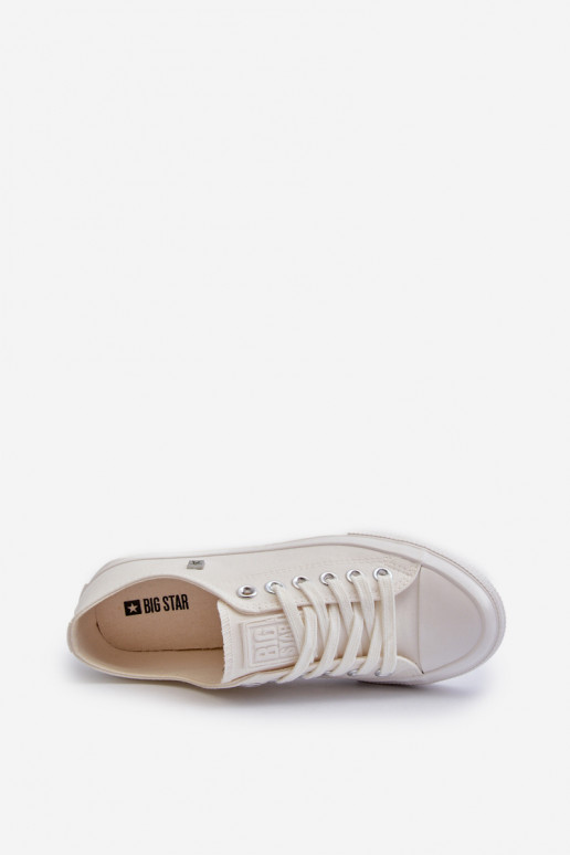 Klassikalise mudeli naiste saapad Big Star NN274285 valget värvi