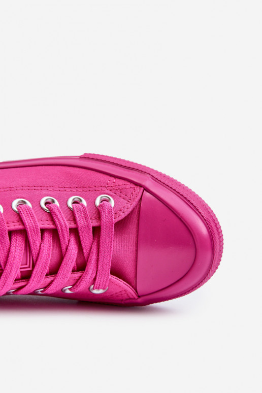 Klassikalise mudeli naiste saapad Big Star NN274290 tumeroosad värvi