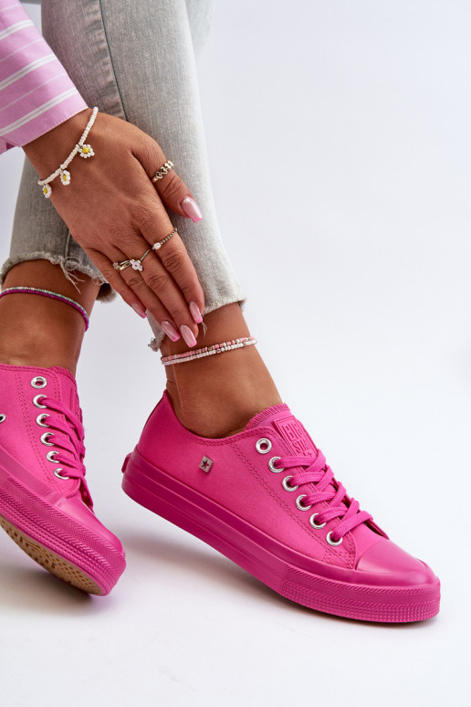 Klassikalise mudeli naiste saapad Big Star NN274290 tumeroosad värvi