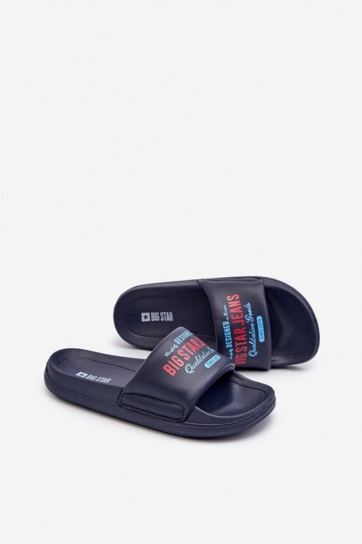 Kerged rannaplätud Sussid Laste jalanõud Big Star NN374516 tumesinist värvi