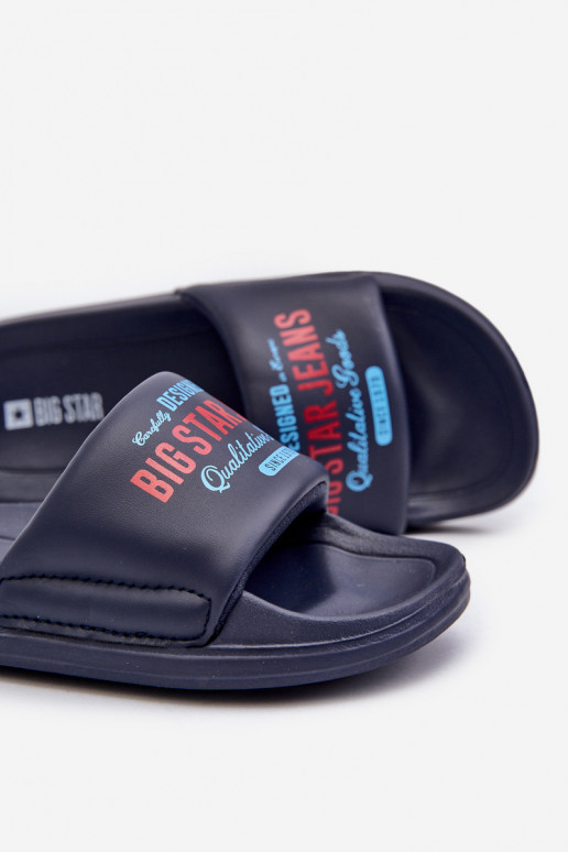 Kerged rannaplätud Sussid Laste jalanõud Big Star NN374516 tumesinist värvi